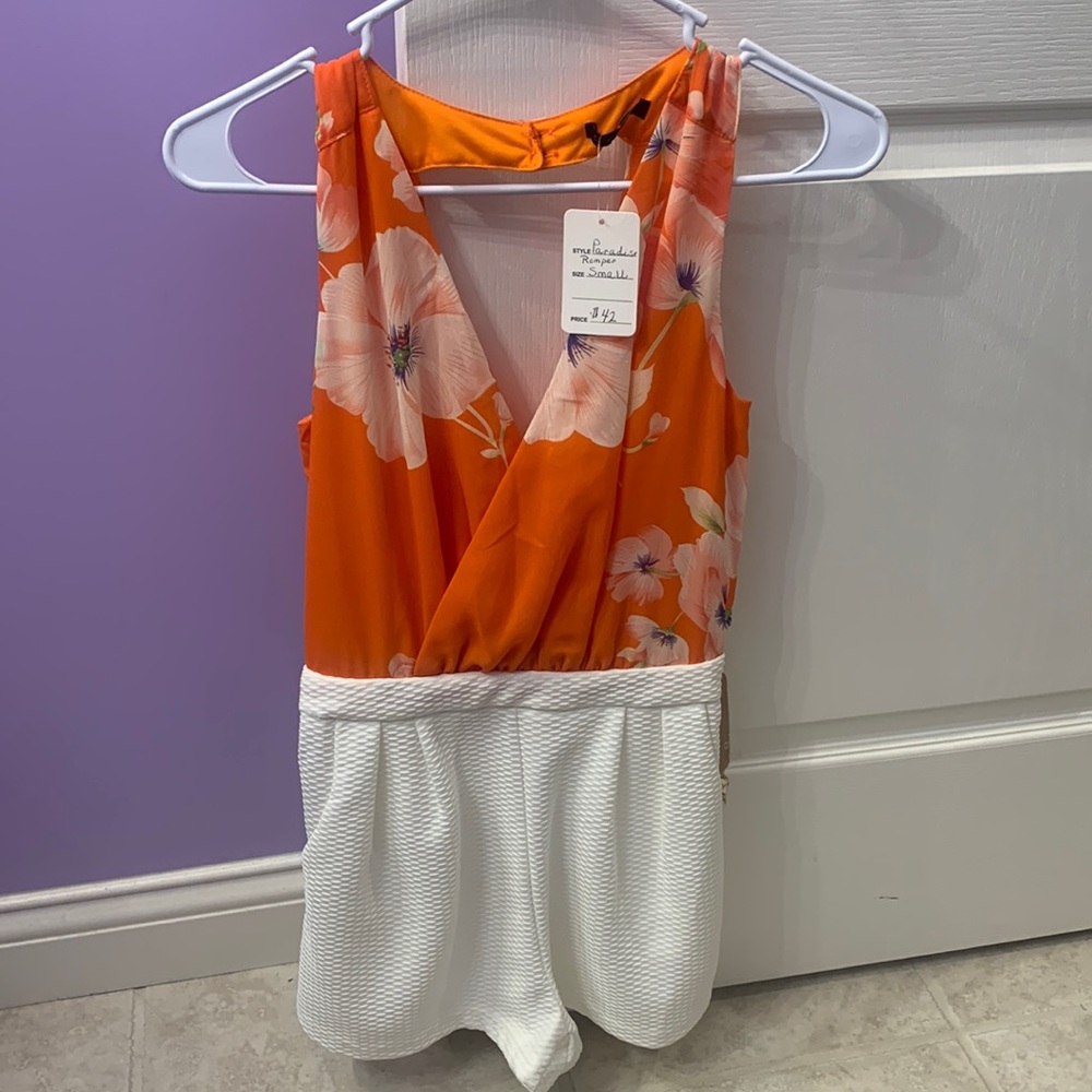 CALS Belted Romper with POCKETS